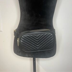 Steve Madden chevron quilted belt bag womens OS
